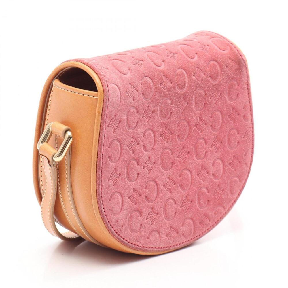 Celine C Macadam Shoulder Bag/Handbag, Suede Leather, Women's, Pink/Beige - Picture 2 of 10